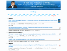 Tablet Screenshot of izdebski.edu.pl
